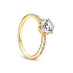Anillo Serena Crown – Chapa De Oro 18k