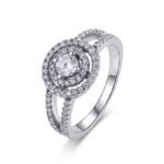 Anillo Celestial Halo – Plata Esterlina