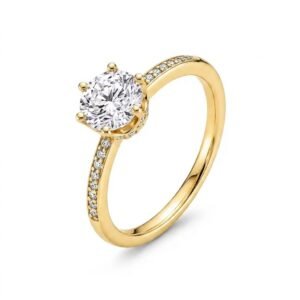 Anillo Serena Crown – Chapa De Oro 18k