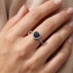 Anillo Midnight Heart – Plata Esterlina