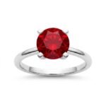 Anillo Crimson Grace – Plata Esterlina