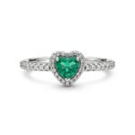 Anillo Midnight Heart – Plata Esterlina