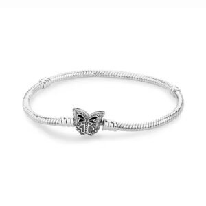 Pulsera Butterfly Grace - Plata Esterlina