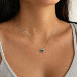 Collar Florence Esmerald - Plata Esterlina