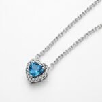 Collar Azure Heart - Plata Esterlina